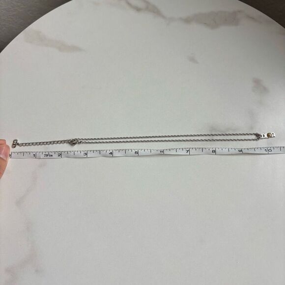 Christian Dior Silver Tone Metal Necklace (os) - Picture 9 of 9